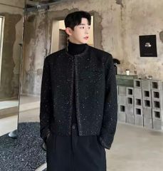 即購入OK‼️】新品未使用 ツイード風ジャケット ホスト メン地下 韓国