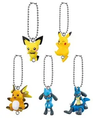 ポケットモンスター つまんでつなげてマスコット14 ボールチェーンver. 5種セット