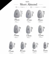 【24時間以内発送】計測用チップ ショートアーモンド