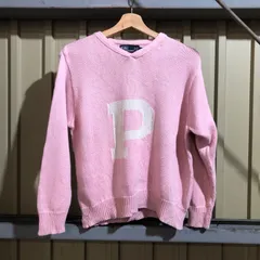 1558 Polo by Ralph Lauren セーター ピンク L ポロバイラルフローレン ニット コットン ワンポイントロゴ 古着卸 アメリカ仕入