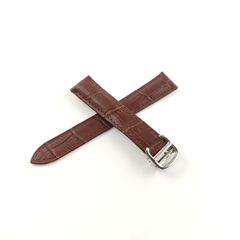 カルティエ マストタンク用 時計ベルト バンド 15-14㍉ ブラウンクロコ