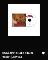 ロゼ ROSIE ジュエリー 앨バム BLACKPINK