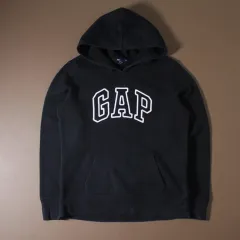 GAP ギャップ 起毛 ブラック フードTシャツ