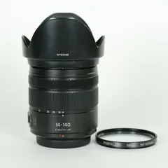 【中古美品】LUMIX 14-140mm 保護フィルタ付 LUMIX G VARIO 14-140mm/F3.5-5.6 ASPH./POWER O.I.S. H-FS14140-K