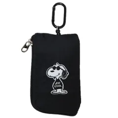 【メール便】スヌーピー パスケース キーパスポーチ 正面 ピーナッツ マリモクラフト 小銭入れ ICカードケース キャラクター グッズ 