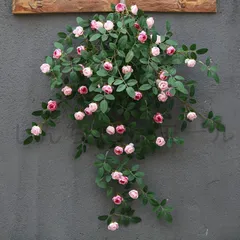 アートフラワー 造花 ティーローズフラワー 薔薇 ハンギングヴァイン ガーデンデコレーション バレンタインデー ホームオーナメント プロポ