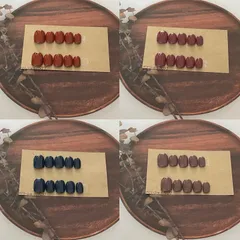 【24時間以内発送】【在庫処分】ネイルチップ4点まとめ売り ベリーショート