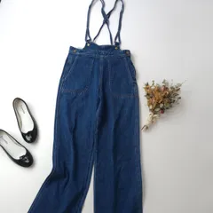 SOMETHING × FREAK’S STORE サムシング フリークスストア 別注 サロペット デニム ワイドパンツ (62E＋7605)26H