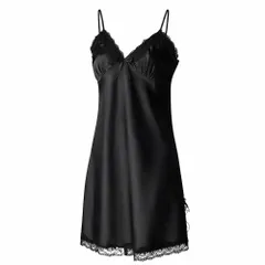 サテンスリップ 透けない セクシー ランジェリー ベビードール 大きいサイズ 光沢 上品 エレガント かわいい スリット リボン タイト 勝負下着 インナー su960