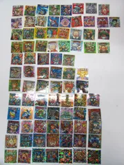 ビックリマン 2000 ビックリマンシール バグ悪魔VSギガ天使 サイズ52mm 85枚おまとめセット カリスマデビル 他  保管①