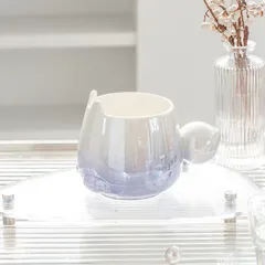 マグカップ セラミック カップ グラデーション 紫 アニメ キャラクター おしゃれ モダン 人気 M26122-53