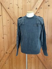 中古品】Fumon Henley Knit(BLACK)半袖ニット - メルカリ