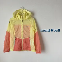 処分特価【mont bell】LIGHT ZIP WIND JACKET /YELLOW ORG/S.M