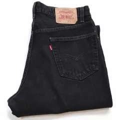 90s メキシコ製 Levi'sリーバイス 550 ブラック デニムパンツ W36 L30★オールド ビンテージ ジーンズ テーパード ワイド ルーズ バギー