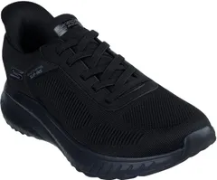 スケッチャーズ SKECHERS BOBSSPORTSQUADCHAOS-SOLIDSTEP シューズ 靴 スニーカー メンズ 日常使い ハンズフリー 着脱簡単 快適 フィット クッション性  118312W BBK ブラック 26.0