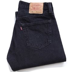 levis 501 501-0119 ストライプ ブラックデニム 80s 先染め 80s USA Levi's 501-0619 先染めブラック ストライプ 31 - メルカリ
