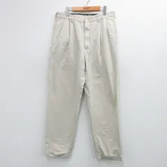 W33/古着 ラルフローレン ブランド チノ パンツ チノパン メンズ 90年代 90s コットン 薄ベージュ 25nov11