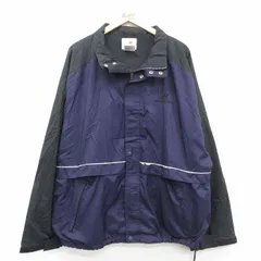 XL/古着 ニューバランス 長袖 ジャケット メンズ 00年代 00s ワンポイントロゴ 大きいサイズ 紺 内側メッシュ 25nov12のサムネイル