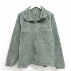 M/古着 長袖 ミリタリー フリース ジャケット メンズ ECWCS GEN3 レベル3 ポーラテック 緑 25nov12