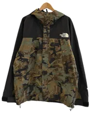 ノースフェイス THE NORTH FACE ノベルティマウンテンライトジャケット ナイロンジャケット アウトドア フード カモフラ 迷彩 NP62237 XXL ジャケット カーキ 3Lサイズ 101MT-5667