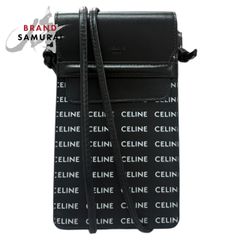 CELINE スマホショルダーバッグ ロゴ - メルカリ