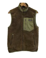 パタゴニア PATAGONIA RETRO-X レトロX フリースベスト ボアベスト 23047FA12 ベスト カーキ Sサイズ 101MT-5665