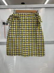 Christian Dior SPORTS　チェックスカート　(A1-74)