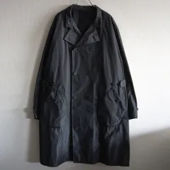 【美品】GIORGIO ARMANI【Man OVER COAT】52 ブラック ジョルジオアルマーニ 26010396のサムネイル