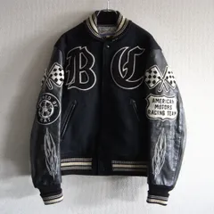 【美品】WHITESVILLE【フルデコ レザースリーブ スタジャン】38 スタジアムジャンパー ホワイツビル 26010359のサムネイル
