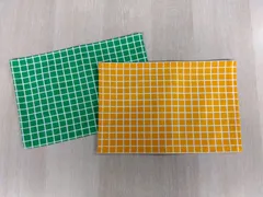 ランチョンマット　20㎝×31㎝　1枚　HeartartCollection「Sチェックネガ」