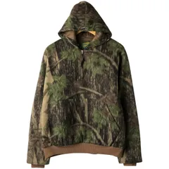 カベラスハンティング防寒着 キャンプアウトドアリアルツリーカモ上下セットアップ 00年代 Cabela's カベラス リアルツリーカモ マウンテンパーカー