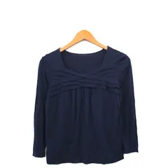 コムサ COMME CA カットソー Tシャツ 長袖 シンプル 9 パープル 紫 /KT16