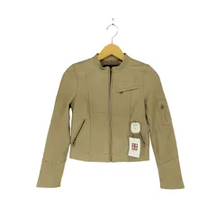 アンタイトル UNTITLED lamb leather ラムレザーシングルライダースジャケット レディース 表記無 のサムネイル