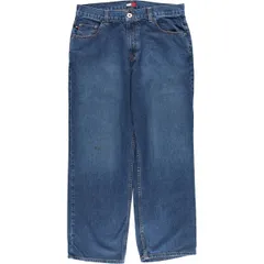 古着 90年代~ トミーヒルフィガー TOMMY HILFIGER JEANS テーパードデニムパンツ メンズw34相当 ヴィンテージ/eaa530324