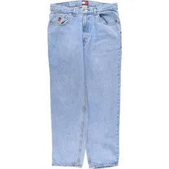 古着 90年代 トミーヒルフィガー TOMMY HILFIGER テーパードデニムパンツ USA製 メンズw34相当 ヴィンテージ/eaa539590