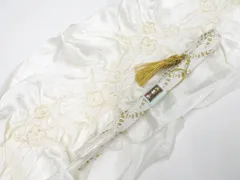 【一輝堂】和装小物 帯締め帯揚げセット 礼装用 平組 金糸 絞り 美品 帯締 帯揚 26w01-278