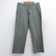 W36/古着 ドッカーズ パンツ メンズ コットン 濃緑 25nov13