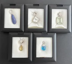 SILVER ネックレストップ 5点セット④