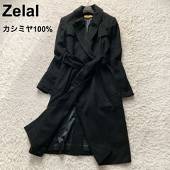 美品★ Leilian レリアン 高級 カシミヤ100% ハーフコート　黒　9号 美品 レリアン Leilian カシミヤ100% ミンクファー ロングコート 冠婚