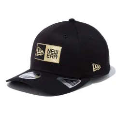 ニューエラ 9FIFTY ストレッチスナップ ボックスロゴ ブラック ゴールド 1個 New Era 950SS NEW ERA BOX BLK GLD 25J 1pc