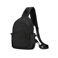 【数量限定】ワンショルダーバッグ メンズ レディース リュックバック ボディバッグ [Cenvins] 胸バッグ 肩掛けバッグ 手提げバック 左右付け替え可能 A4サイズ収納可