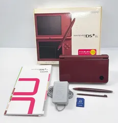 ニンテンドー DSiLL ワインレッド 遊べるセット 動作確認済み 良品 Nintendo ds dsill DSi LL 任天堂