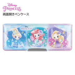筆箱 両面 箱型 ペンケース 女の子 ディズニー プリンセス (CR124942) 鉛筆削り付き 両面開き 両開き 小学生 小学校 小学 一年生 入学 キッズ 子供 マグネット 筆入れ かわいい