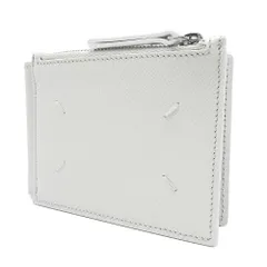【新品】メゾンマルジェラ SA1UI0018 P4745 財布 二つ折り財布 Maison Margiela 11 型押しレザー 4ステッチ マネークリップ ウォレット アウトレット メンズ