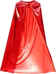 MORY TRADE morytrade マント キラキラ ハロウィン コスプレ 仮装 パーティー イベント 110cm レッド (110cm レッド)