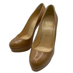 クリスチャン・ルブタン Christian louboutin BIANCA パテントヒールパンプス 1100024 キャラメル レディース パンプス
