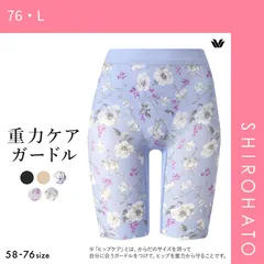 11％OFF【メール便】【SHIROHATO公式】【正規品・新品】ワコール Wacoal 重力に負けないヒップケアガードル GRC623 ガードル ロング ジャストウエスト 補整 補正(76・L)