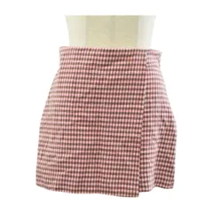 ザラ ZARA ショートパンツ チェック ピンク サイズ 5 レディース F-S4787