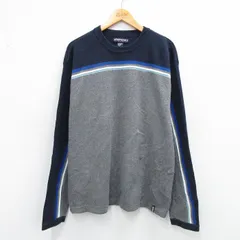 XL/古着 エアロポステール 長袖 セーター メンズ クルーネック グレー他 25nov15のサムネイル