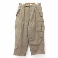 W32/古着 ビンテージ ミリタリー カーゴ パンツ メンズ 60年代 60s ドイツ軍 ウール 茶系【spe】 25nov15